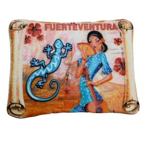 Souvenir Fridge Magnet Fuerteventura Spain Travel Magnetic Refrigerator Decor 3D - Picture 1 of 3